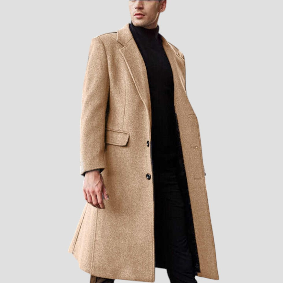 Heren Overjas Met Knoopsluiting 4