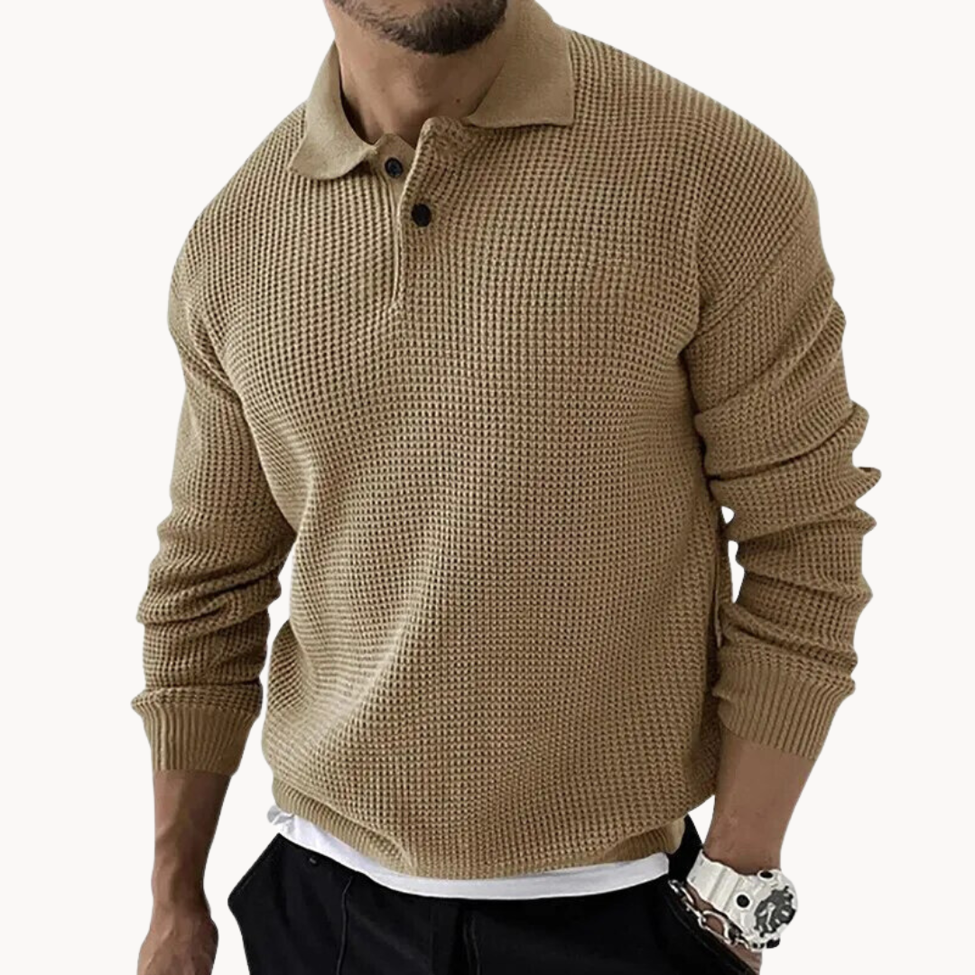 Heren Polo Trui Stijlvol Gebreid voor Casual en Formele Gelegenheden 2