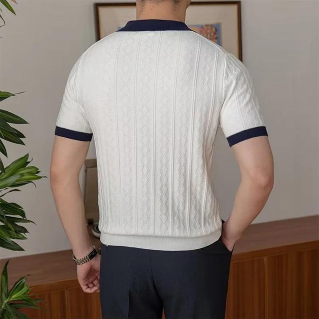 Heren Polo V-hals Casual Stijlvol 1