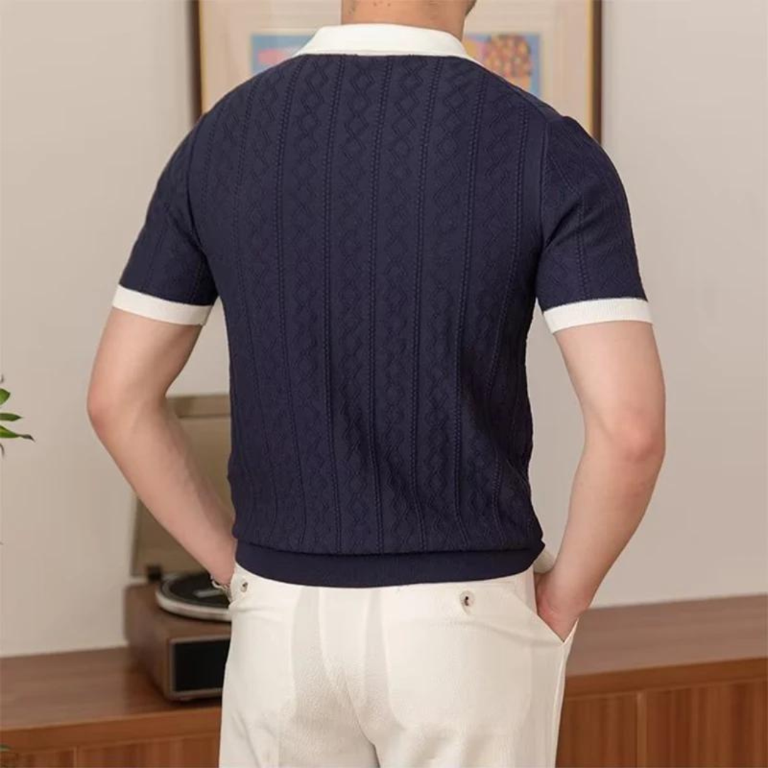 Heren Polo V-hals Casual Stijlvol 3