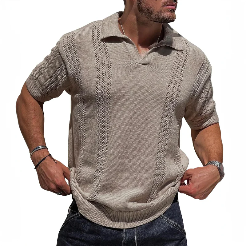 Heren Poloshirt Ademend Klassiek Voor Zomer 3