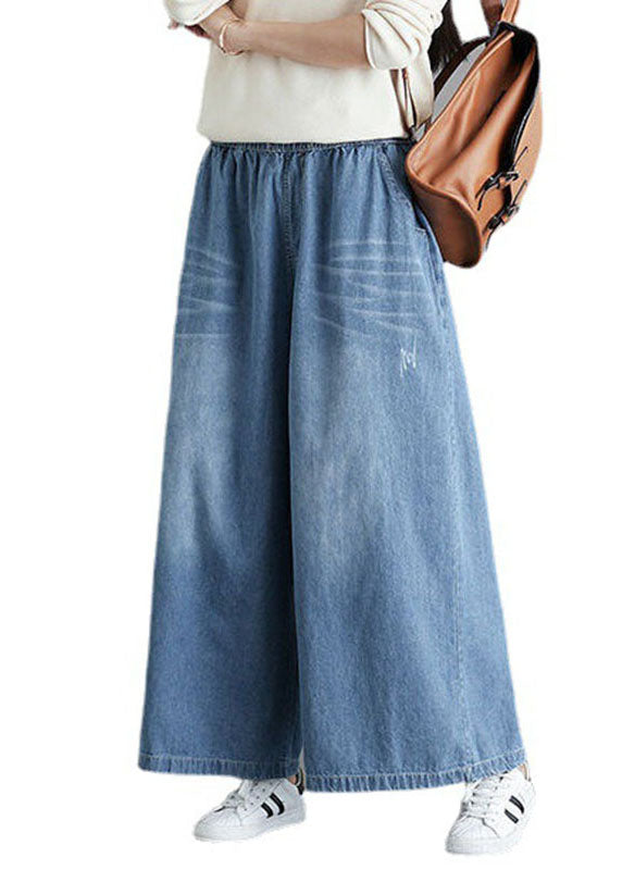 Heren Rechte Denim Broek met Normale Zakken 4