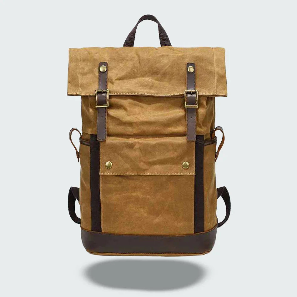 Heren Rugzak Roll-Top Vintage Stijl 2