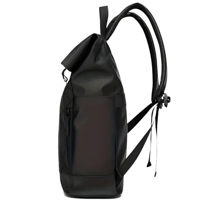 Heren Rugzak Rolltop Stijlvol Met Ruimte Voor Laptop En Persoonlijke Spullen 2