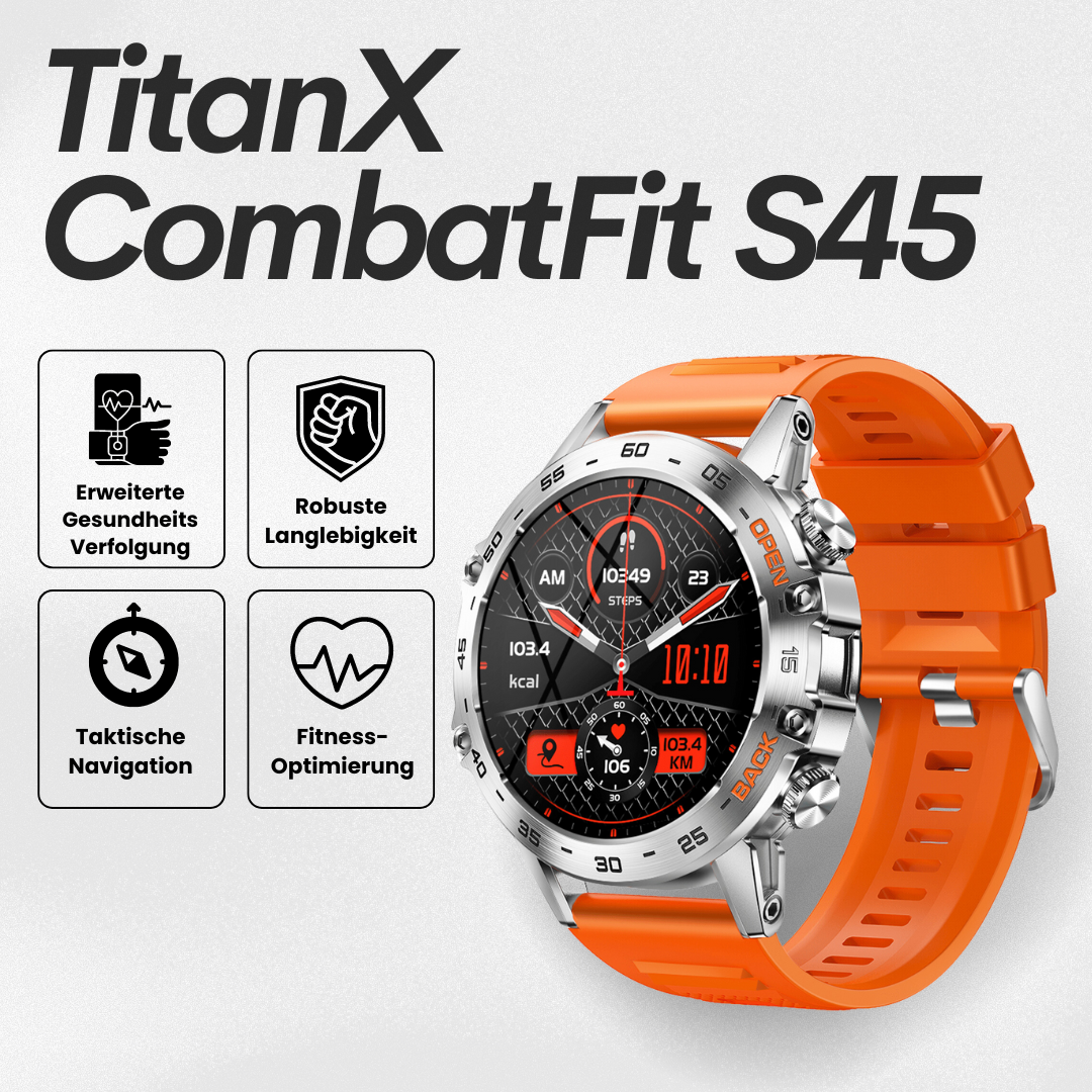 Heren Smartwatch Robuust met Hartslagmeter en GPS Navigatie 8