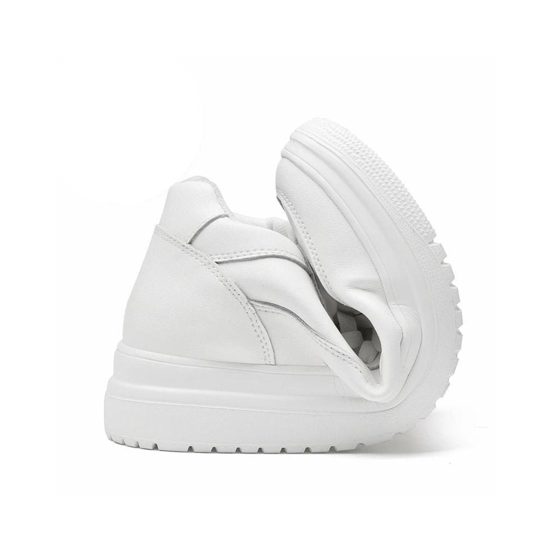 Heren Sneakers Casual Verhoogd PU Leer Minimalistisch 5