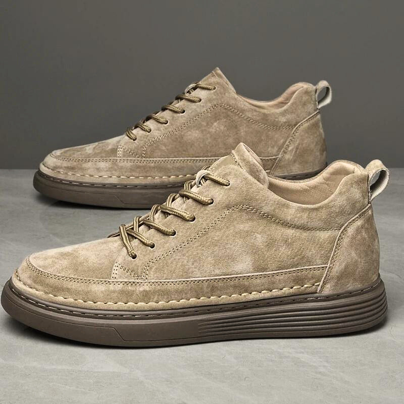 Heren Sneakers Italiaans Leer met Comfortabele EVA Tussenzool 1