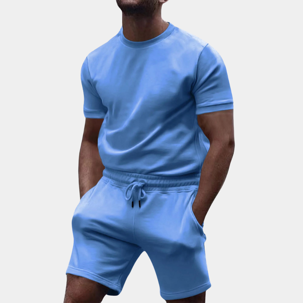 Heren T-shirt en Shorts Set Casual Comfort 1