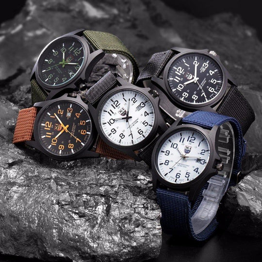 Heren Tactisch Horloge Waterdicht en Schokbestendig 45 mm 1