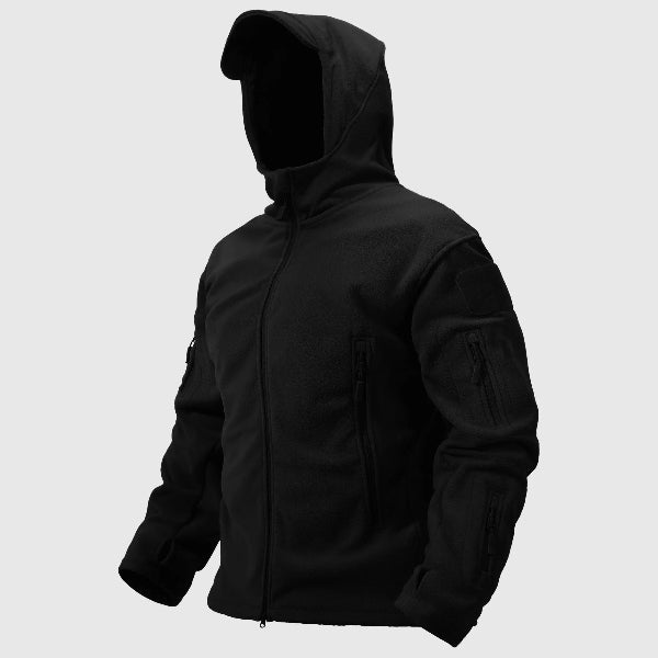 Heren Thermo Jas Fleece Geïsoleerd met Capuchon 1