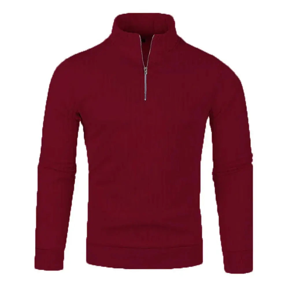 Heren Trui met Halve Blixtluiting Casual en Trendy 1