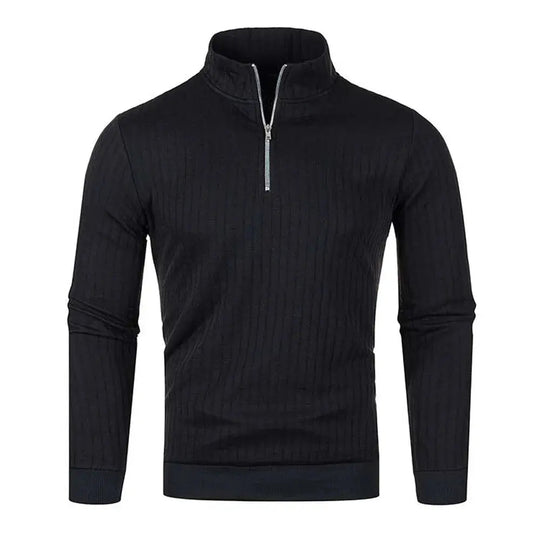 Heren Trui met Halve Blixtluiting Casual en Trendy 3