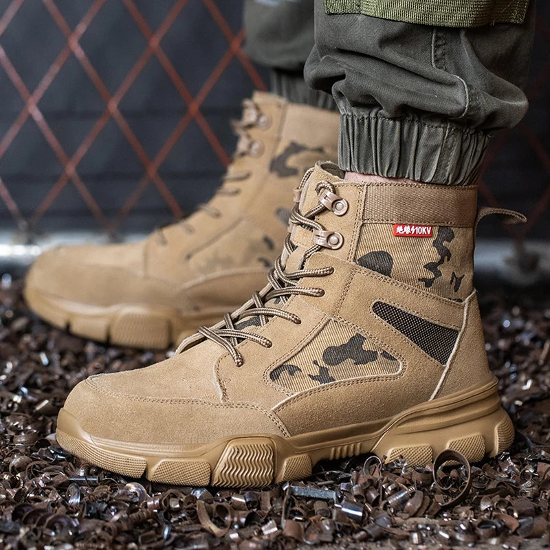 Heren Veiligheidsschoenen S3 Tactisch Met Stalen Teen 4
