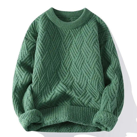 Heren Vintage Casual Trui Relaxed Fit Katoen 8