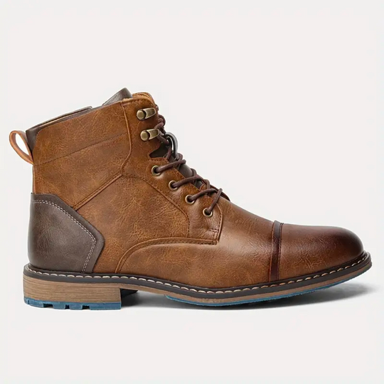 Heren Vintage Leren Schoenen Stijlvol 3