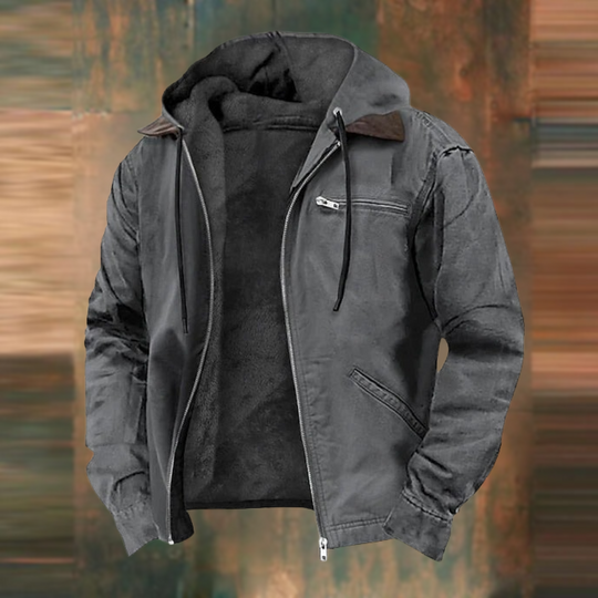 Heren Winterjacke Met Capuchon Moderne Stijl 9
