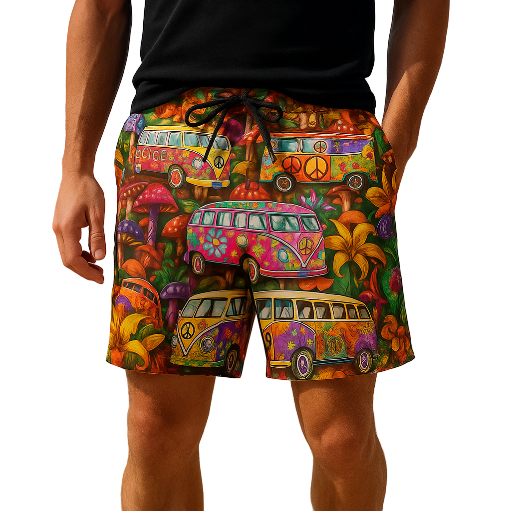 Heren Zwembroek Graffiti Ontwerp 1