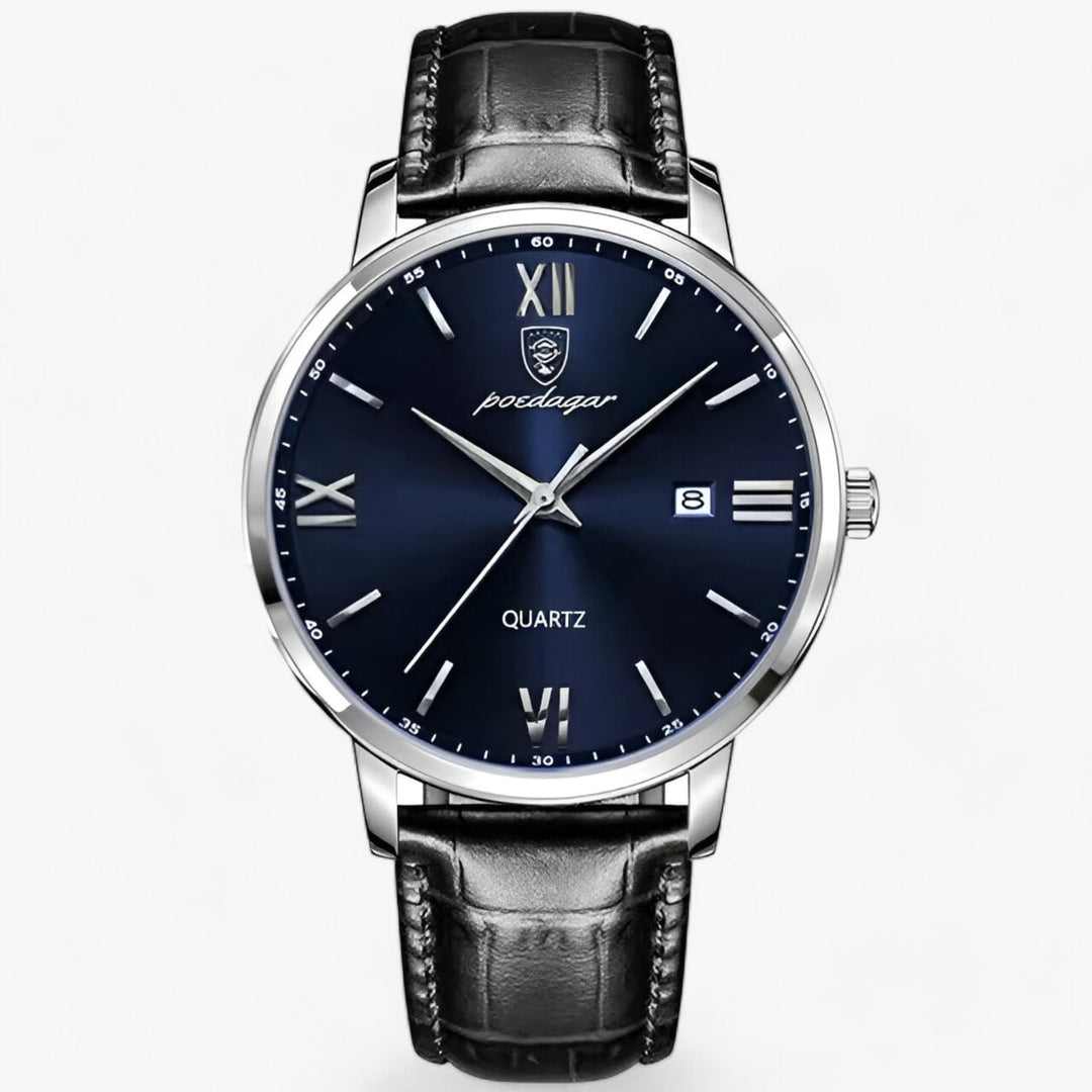 Herenhorloge met Leren Band en Quartz Uurwerk 4