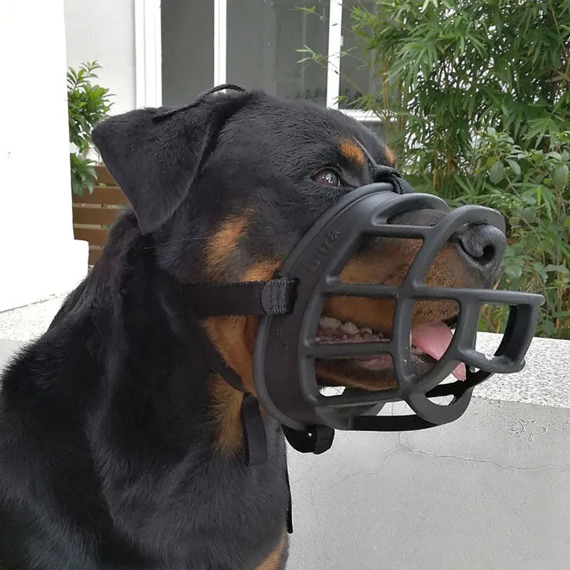 Honden Muilkorf Verstelbaar Siliconen Voor Honden - Comfortabele En Flexibele Muilkorf 0