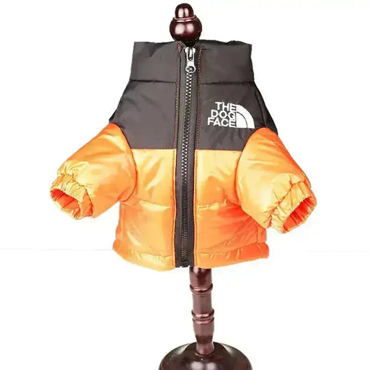 Hondenjas Winter Pufferstijl Met Rits En Trekkoord Voor Koude Dagen 3