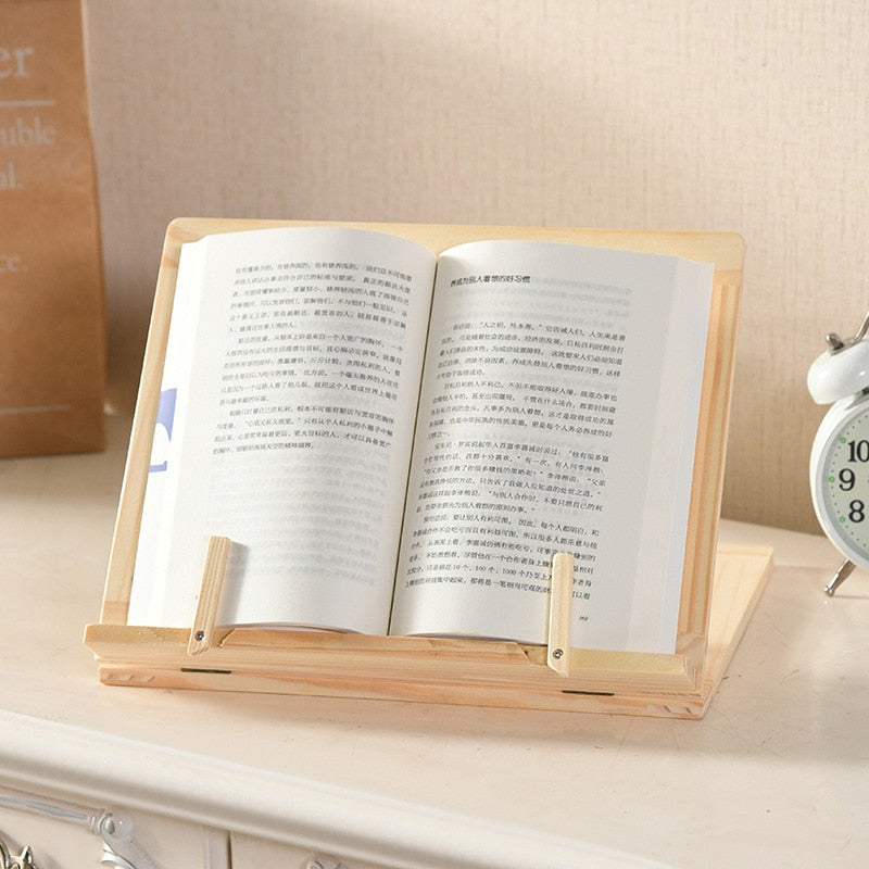Houten Boekenhouder Multifunctioneel 1