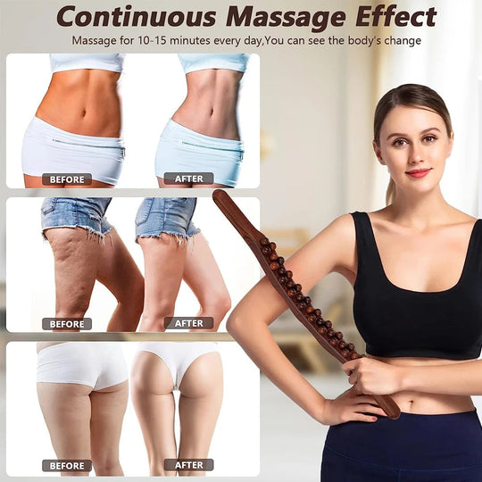 Houten Gua Sha Massagestok voor Ontspanning 2
