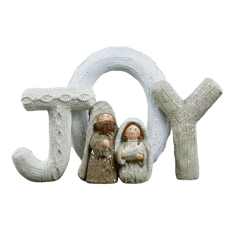 Kerstdecoratie Heilige Familie Handgemaakt Beeld 9