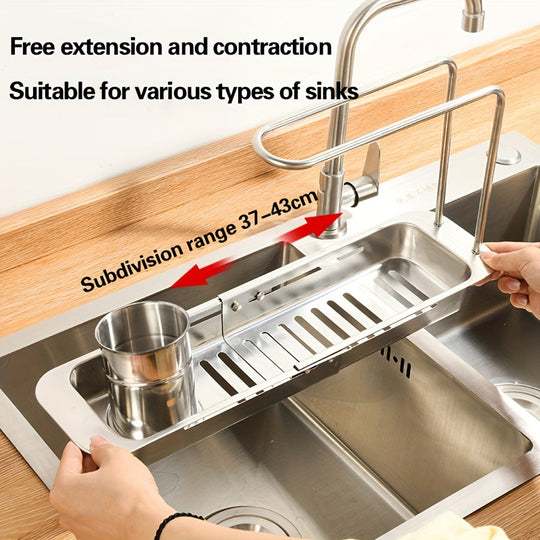 Keuken Organizer Verstelbaar RVS 4