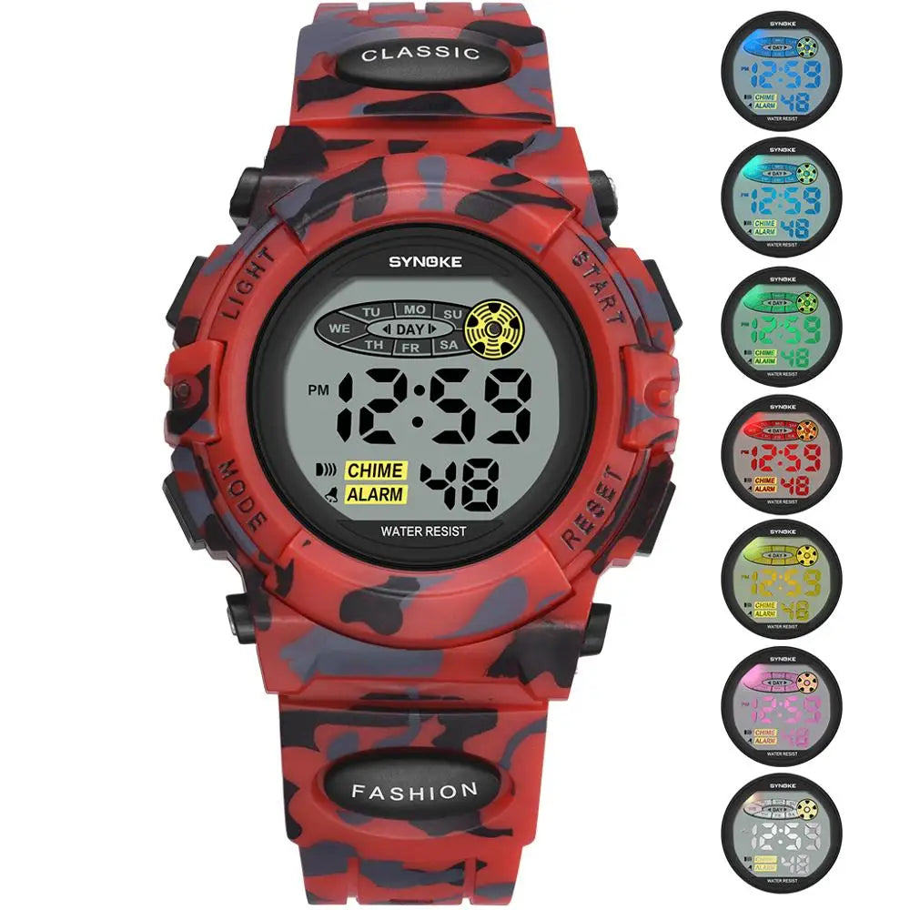 Kinder Digitaal Horloge Met Kleurrijk Ontwerp 0