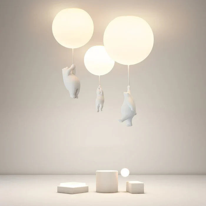 Kinder Plafondlamp Beer en Ballon 2