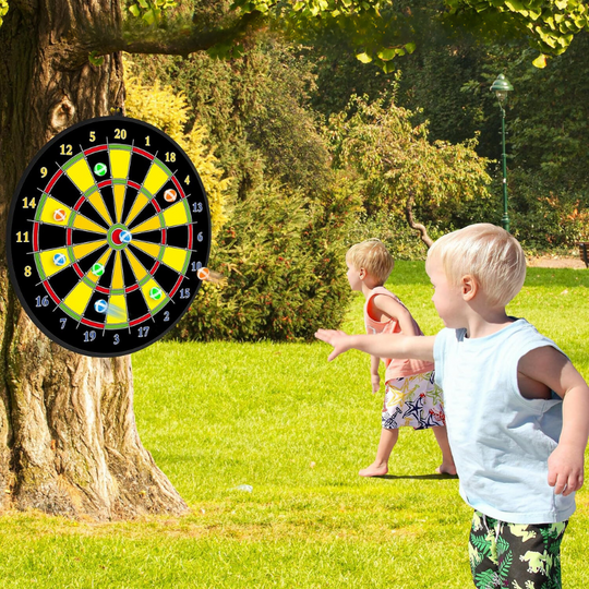 Kinderdartbord Dubbelzijdig Voor Binnen en Buiten 1