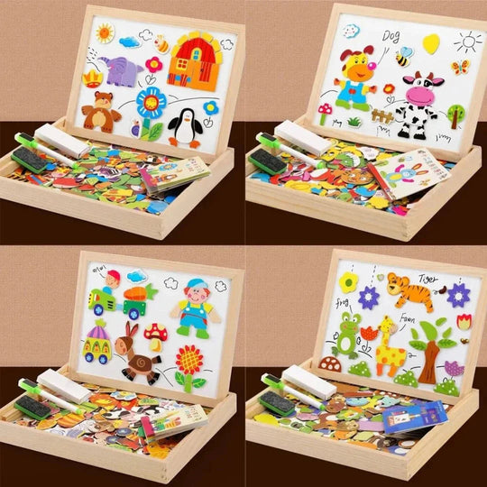 Kinderen Dubbelzijdige Tekentafelset Creatief Speelgoed 3