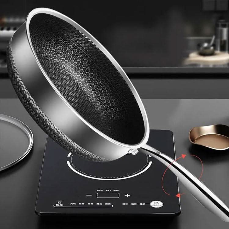 Kookpan Inductie met Honingraatstructuur voor Professioneel Koken 4