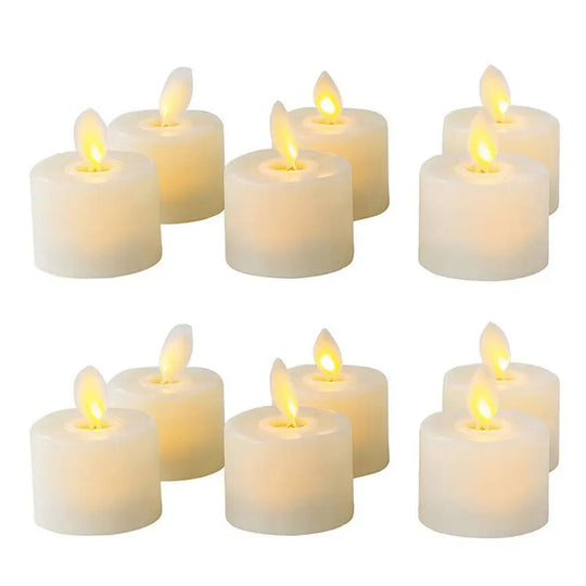 LED Theelicht Kaars met Bewegende Vlam voor Woondecoratie 8