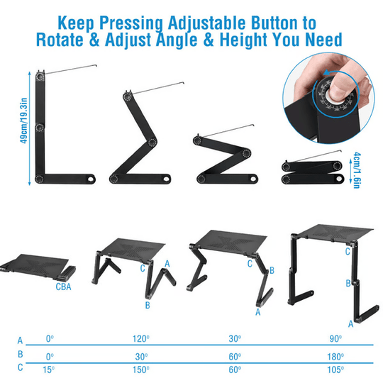 Laptopstandaard Ergonomisch Verstelbaar voor Thuis en Kantoor 4