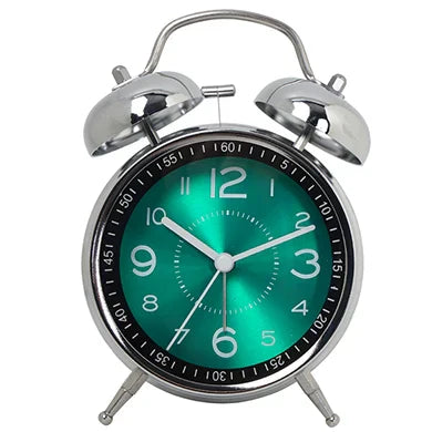 Metalen Analoge Wekker Retro Stijl voor Slaapkamer 8