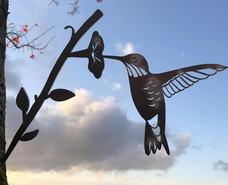 Metalen Tuindecoratie Vogels voor Buiten 3