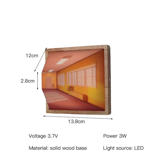 Moderne LED Verlichting Muurkunst Lamp voor Thuisdecoratie 8