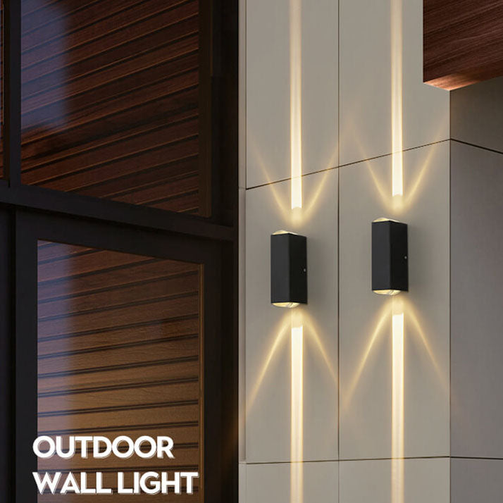 Moderne Rechthoekige LED Buiten Wandlamp 4