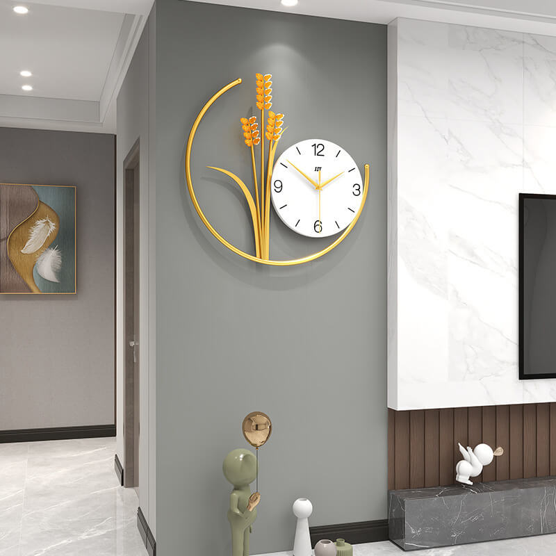 Moderne Wandklok Barley Design 1