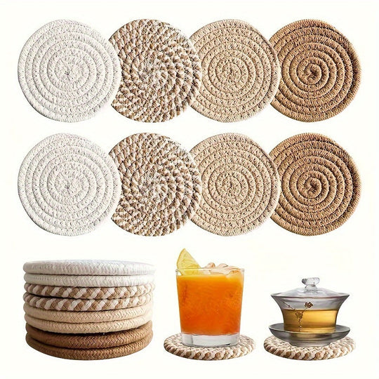 Onderzetters Set van 8 - Boho Stijl 3
