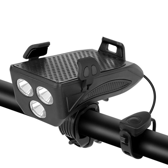 Oplaadbare Fietslamp met Telefoonhouder en Claxon voor Veilig Fietsen 5