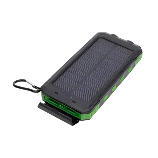 Powerbank met Zonne-energie en Zaklamp 0
