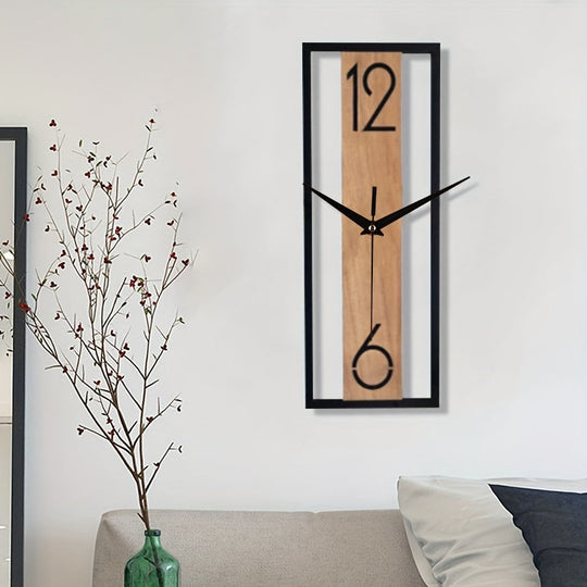 Rechthoekige Wandklok Modern voor Stijlvol Interieur 5