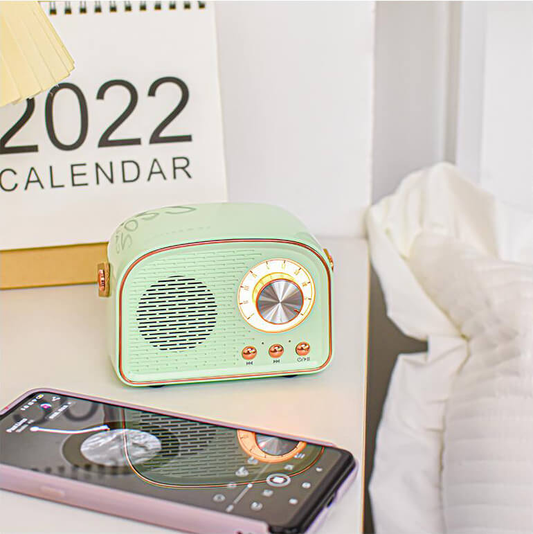 Retro Bluetooth Luidspreker Draadloos Ontwerp 3