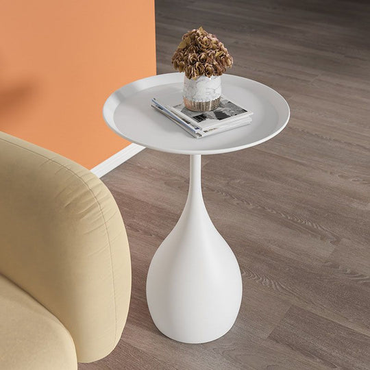 Ronde Bijzettafel Middeleeuwse Stijl 0