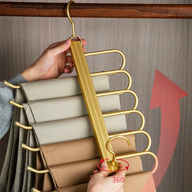 Ruimtebesparende Broekhanger voor Dames en Heren 7