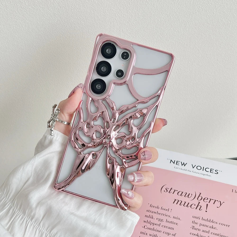 Telefoonhoesje 3D Vlinderontwerp voor Samsung Galaxy 4