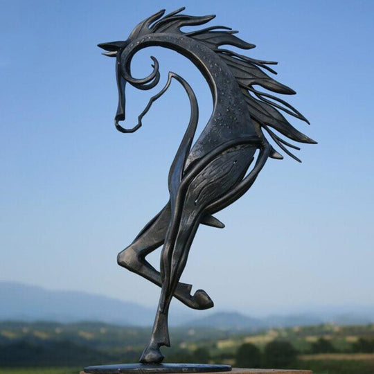 Tuin Paardbeeld Sculptuur Decoratief 4