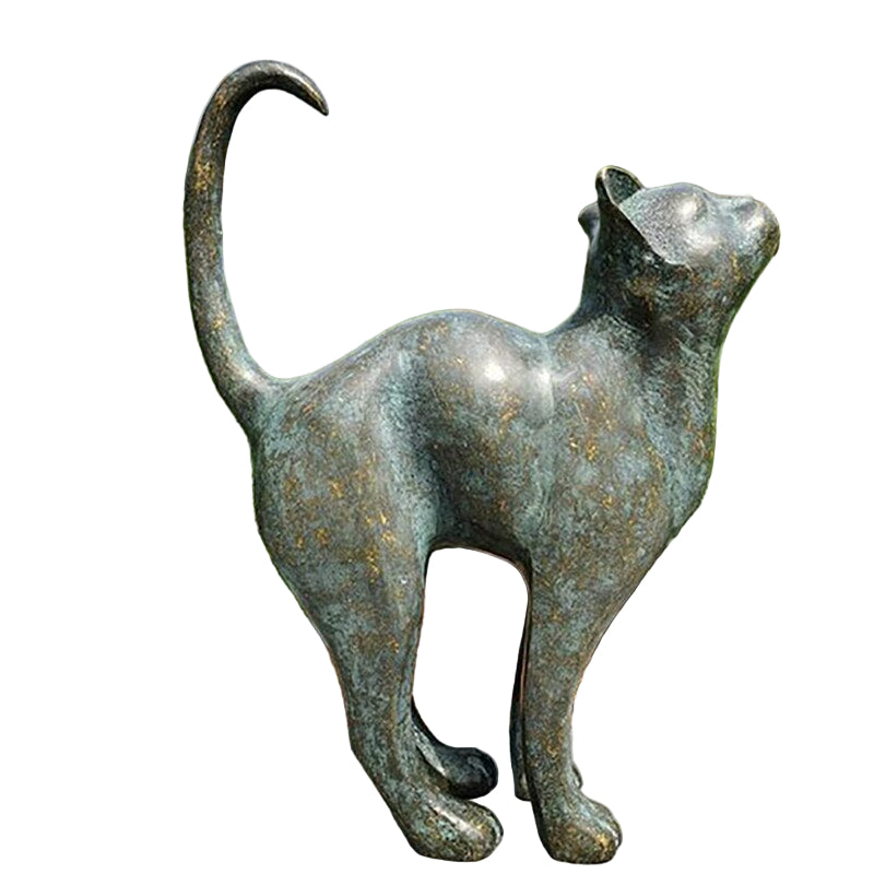 Tuinkat Standbeeld Weerbestendig Decor Ornament 1